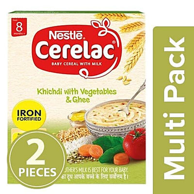 Nestle Cerelac Baby Cereal - Khichdi With Vegetables & Ghee, From 8+ Months