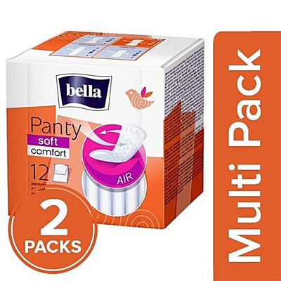 Bella 2 Bella Panty Soft Comfort Classic Pantyliners Individually Packed 12 Pcs