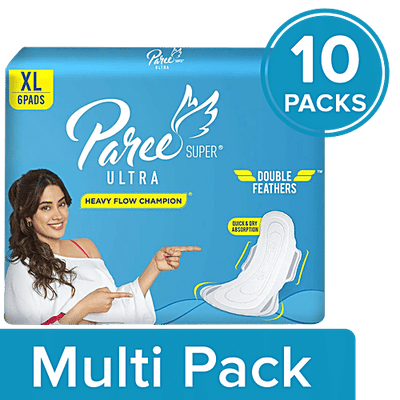Paree Super Ultra Dry Feel - XL, Tri-Fold Pads