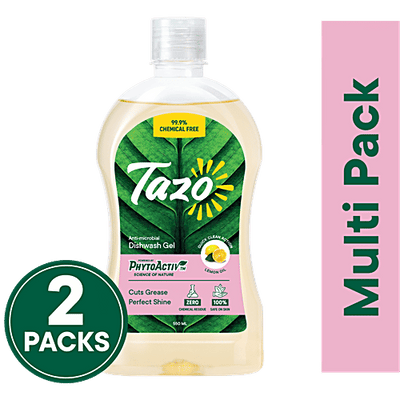Tazo Chemical Free Dishwash Liquid Gel with Lemon Oil