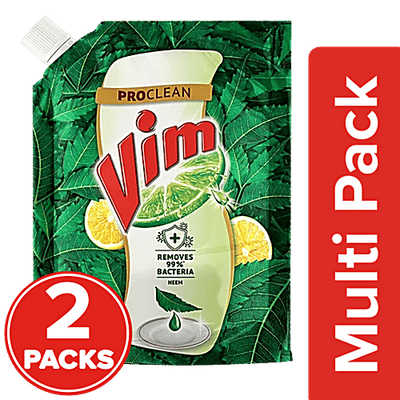 Vim ProClean Dishwash Liquid Gel With Neem