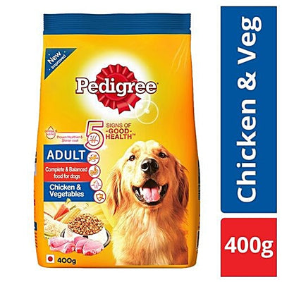 Pedigree Dry Pet Food - For Adult Dogs, Chicken & Vegetables