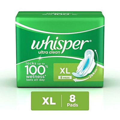 Whisper Sanitary Pads - Extra Large Wings