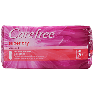 Carefree Panty Liners - Super Dry