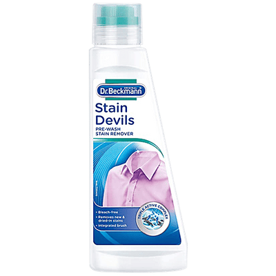 Dr. Beckmann Stain Devils - Pre-Wash Stain Remover With Brush, Triple Active Complex