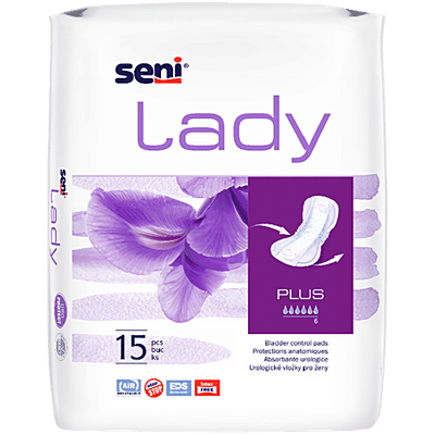 Seni Lady Bladder Control Pads - Plus, Leakproof, Eliminates Odour