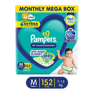 Pampers All-Round Protection Diaper Pants - M, 7-12 kg