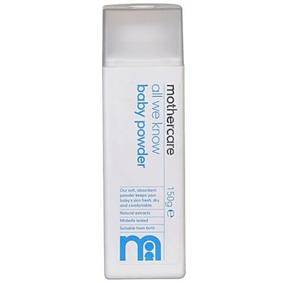 Mothercare All We Know Baby Powder/Talc