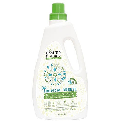 Azafran Tropical Breeze 6 in 1 Eco-Friendly Laundry Detergent Liquid - Top & Front Load
