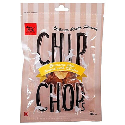 Chip Chops Dog Treats - Banana Chip Twined With Chicken