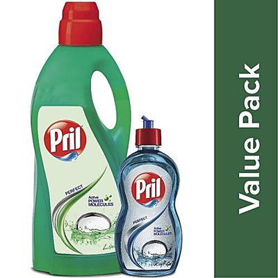 Pril Pril dishwash-liquid-active-2x-lime 2 LÂ  Get 425 ml Active 2X Kraft Gel Free