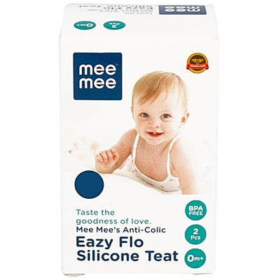 Mee Mee Anti-Colic Easy Flo Silicone Teat - Large