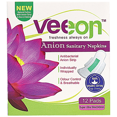VEEON Anion Sanitary Napkins - Regular Ultra Slim