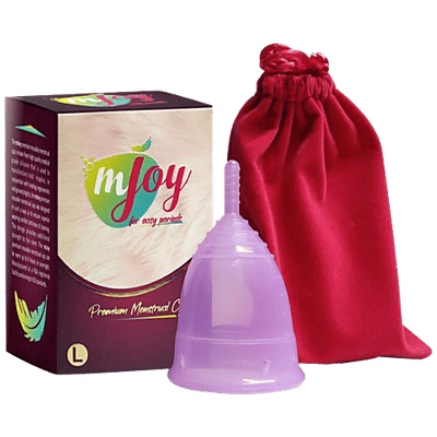 mJoy Premium Hygienic Large Period Cup - Reusable, Washable, After Delivery Or Above 25 Years