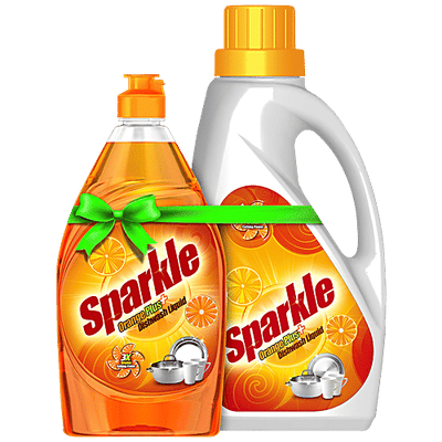 parkle Orange Plus Dishwash Liquid