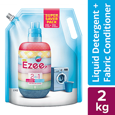 Godrej Ezee 2-In-1 Liquid Detergent + Fabric Conditioner - Front Load