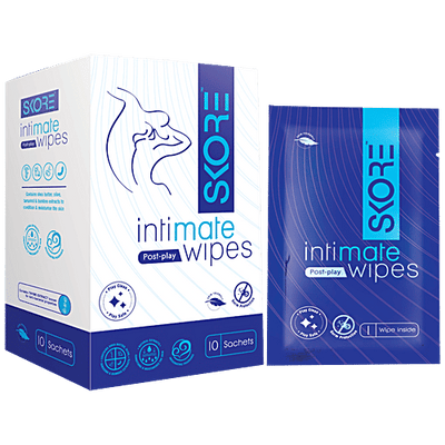 Skore Intimate Wipes - Post-play
