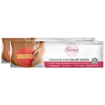 SIRONA Feminine Pain Relief Patches For Period Pain & Menstrual Cramps