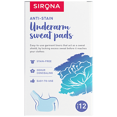 SIRONA Disposable Underarm Sweat Pads for Men and Women -| Peel-off | Stain proof | Anti Perspiration