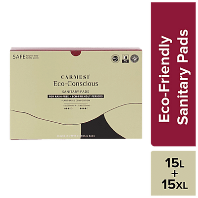 Carmesi Carmesi Eco-Conscious Sanitary Pads For Rash-Free + Eco-Friendly Periods