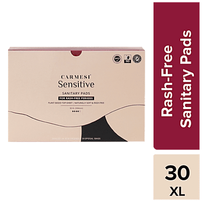 Carmesi Sensitive Sanitary Pads For Rash-Free Periods - XL