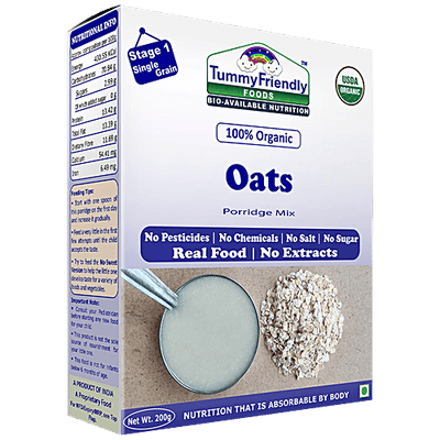 TummyFriendly Foods 100% Organic Oats Porridge Mix