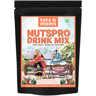 Tots and Moms Foods Organic Drink Mix - Nutspro With Jaggery