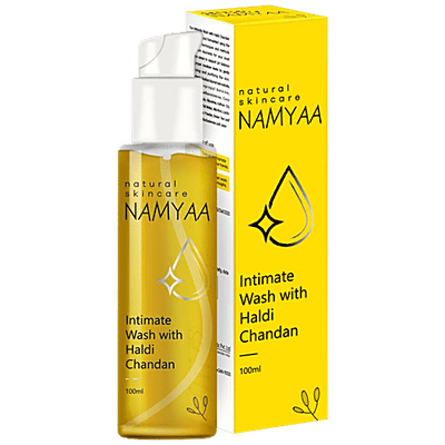Namyaa Natural Skincare Intimate Hygiene Wash - With Haldi & Chandan, Chemicals Free