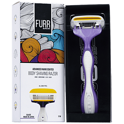 Furr By Pee Safe Body Shaving Razor, Advanced Nano Coated, All Skin Types