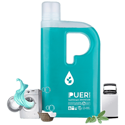 Brand Nourish's Pure Advance Care Liquid Detergent - 2X Active Power Of Bio-Enzymes, Stain Buster, Everlasting Bloom