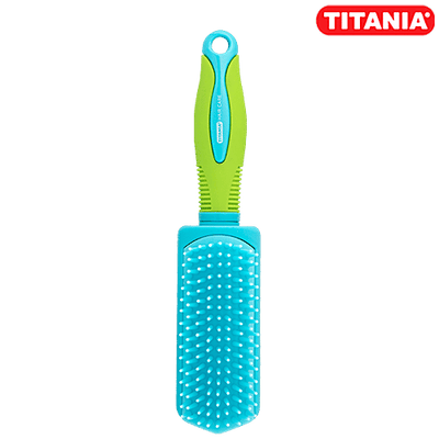 Titania Children's Mini Hair Brush - With Soft Bristles, Assorted Colour, DP100132
