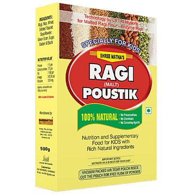 SHREEMATHA'S Ragi Poustik - Supplement Food For Kids, Nutritious