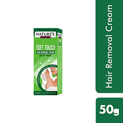 Natures Essence Soft Touch Hair Removal Cream - Aloe Vera, Ultra Smooth, Hydrated
