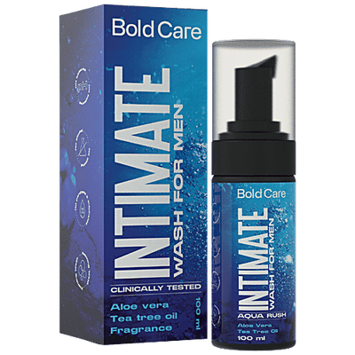 Bold Care Intimate Wash For Men - With Tea Tree Oil & Aloe Vera Extract, pH Balanced, Prevents Itching, Irritation & Odour
