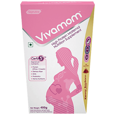 Vivamom Maternal Nutrition Supplement For Pregnant Women - Kesar Badam, Improves Fetal Growth