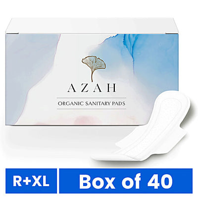 Azah Rash-Free Organic Sanitary Pads - Without Disposable Bags