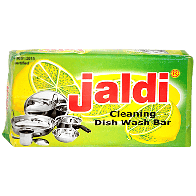 Jaldi Cleaning Dish Wash Bar - Soft On Hands, Removes Tough Stains & Grease