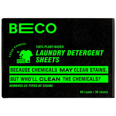 Beco Plant-Based Laundry Detergent Sheets