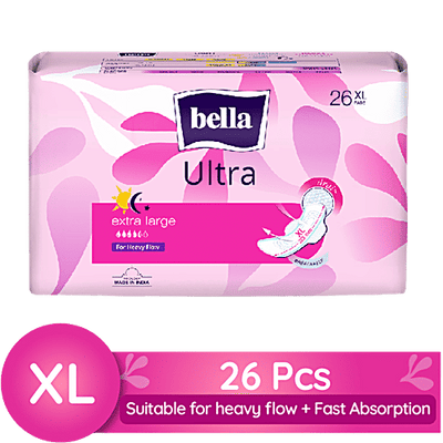Bella Ultra Drai Sanitary Napkins - Extra Large, For Heavy Flow