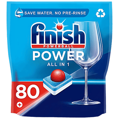 Finish Powerball Power All-In-1 Dishwasher Tablets - Regular
