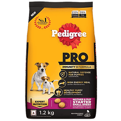 Pedigree PRO Mother & Pup Starter (3-12 Weeks) Small Breed Dry Dog Food