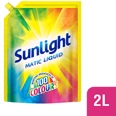 Sunlight Matic Liquid Maintains Brightness Of 100 Colours