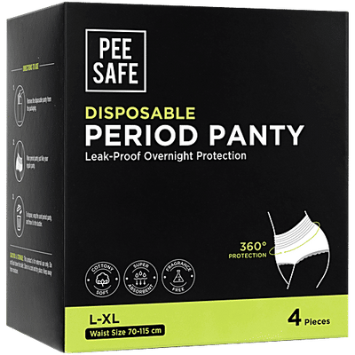Pee Safe Disposable Period Panties For Women Leak Proof Overnight Protection