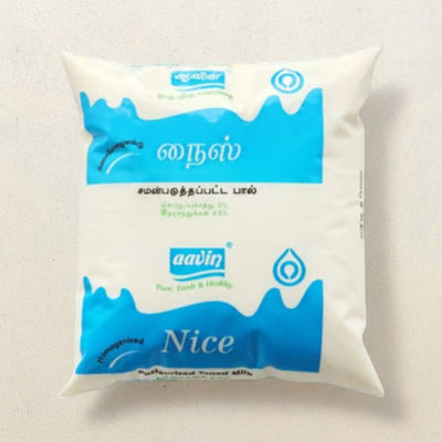 Aavin Nice Toned Fresh Milk (Pouch)