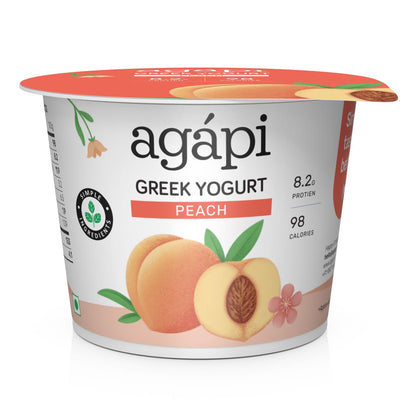 Agapi Peach Protein Greek Yogurt