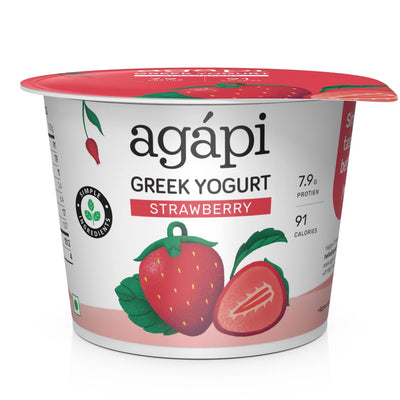 Agapi Strawberry Protein Greek Yogurt