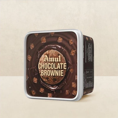 Amul Chocolate Brownie Ice Cream Tub