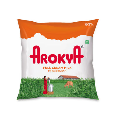 Arokya Full Cream Fresh Milk (Pouch)