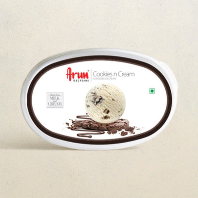 Arun Cookies And Cream Ice Cream Tub
