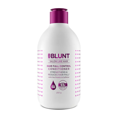 Bblunt Hair Fall Control Conditioner Pea Protein & Caffeine For Stronger Hair